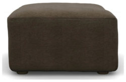 Heart of House Harrison Fabric Footstool - Teak